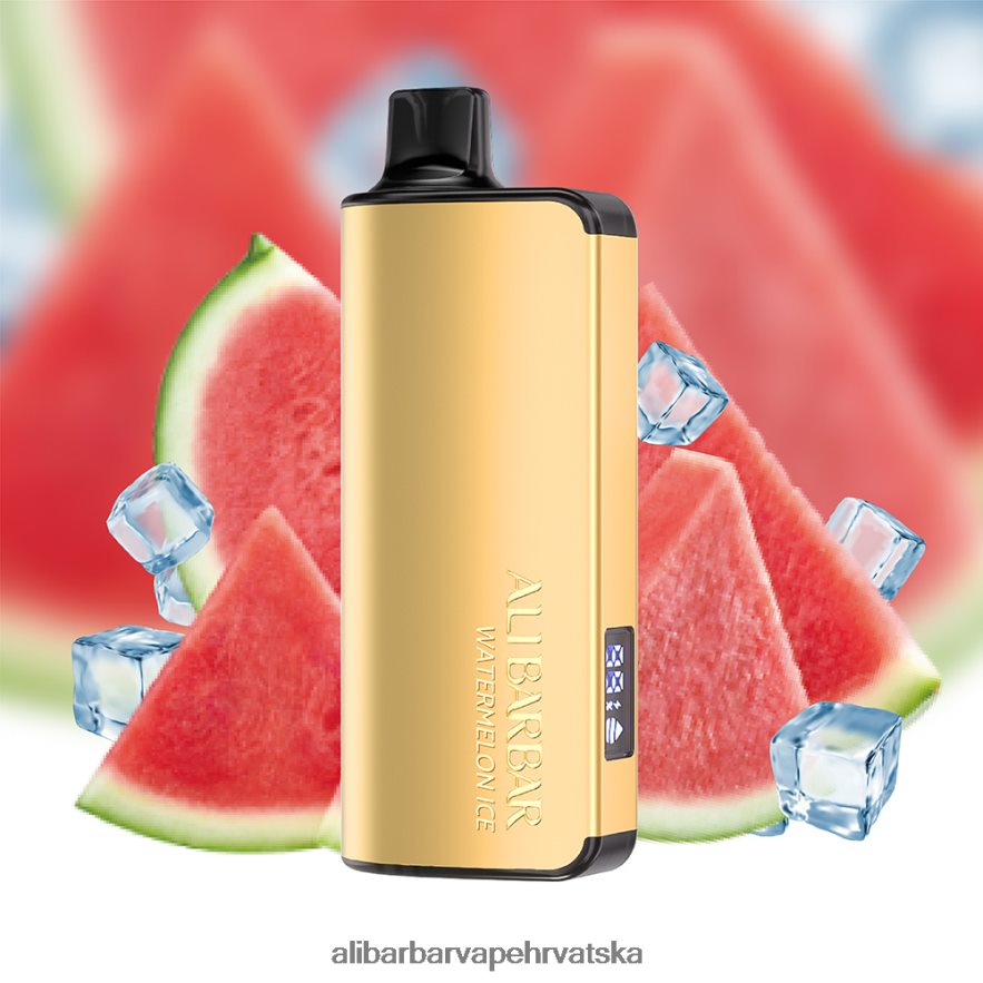 Alibarbar Vape Hrvatska led od lubenice - Alibarbar Ingot 9000 vape za jednokratnu upotrebu 46864Z26