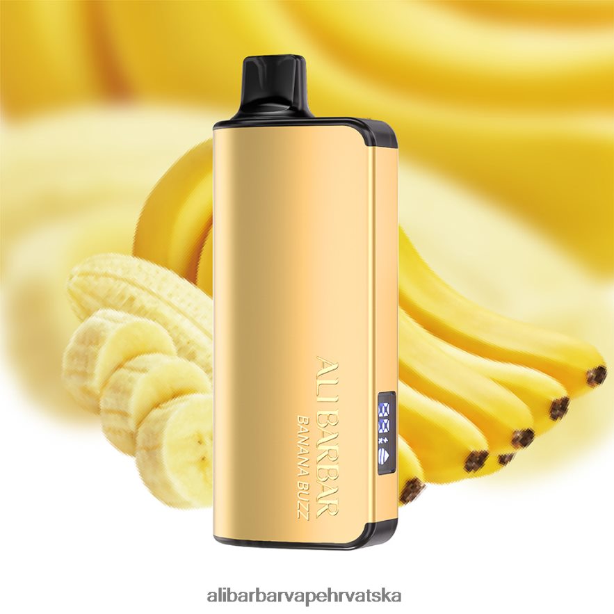 Alibarbar Vape Zagreb banana buzz - Alibarbar Ingot 9000 vape za jednokratnu upotrebu 46864Z27