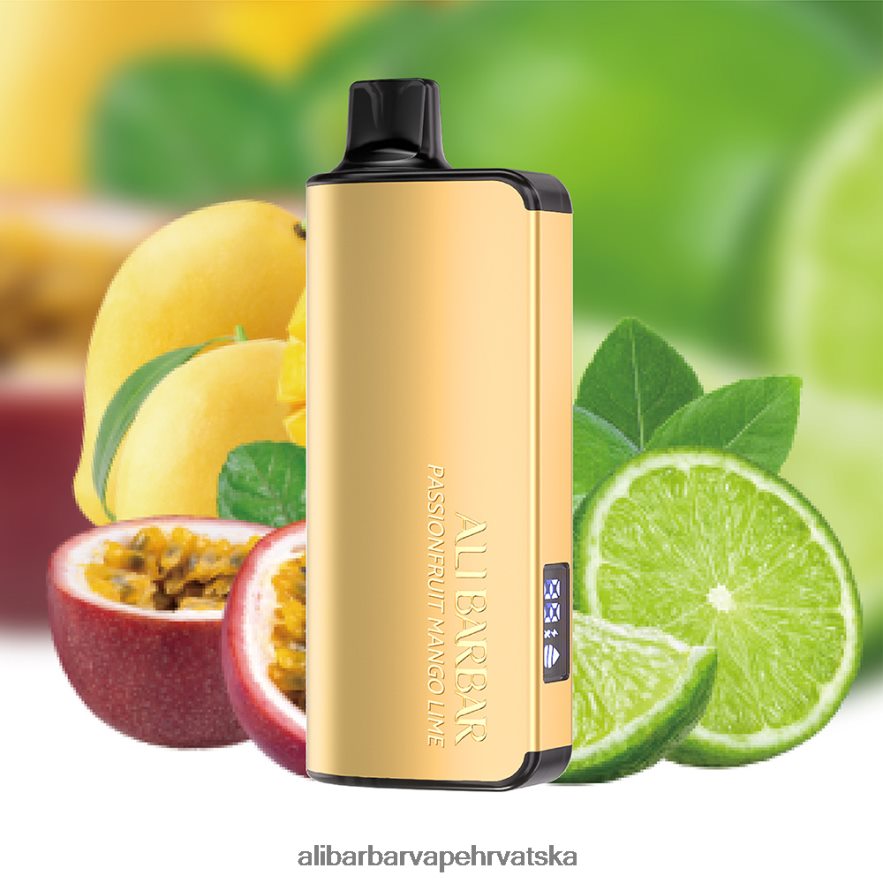 Alibarbar Vape Zagreb passionfruit mango limeta - Alibarbar Ingot 9000 vape za jednokratnu upotrebu 46864Z22