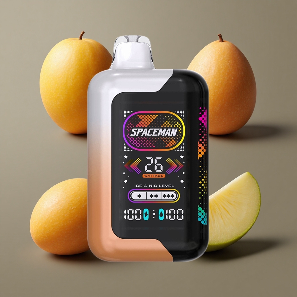 SMOK SPACEMAN SP40000 40000 Puffova Jednokratna Vape Kiselo Mango Medena Rosa 20ml Kapacitet Tekućine