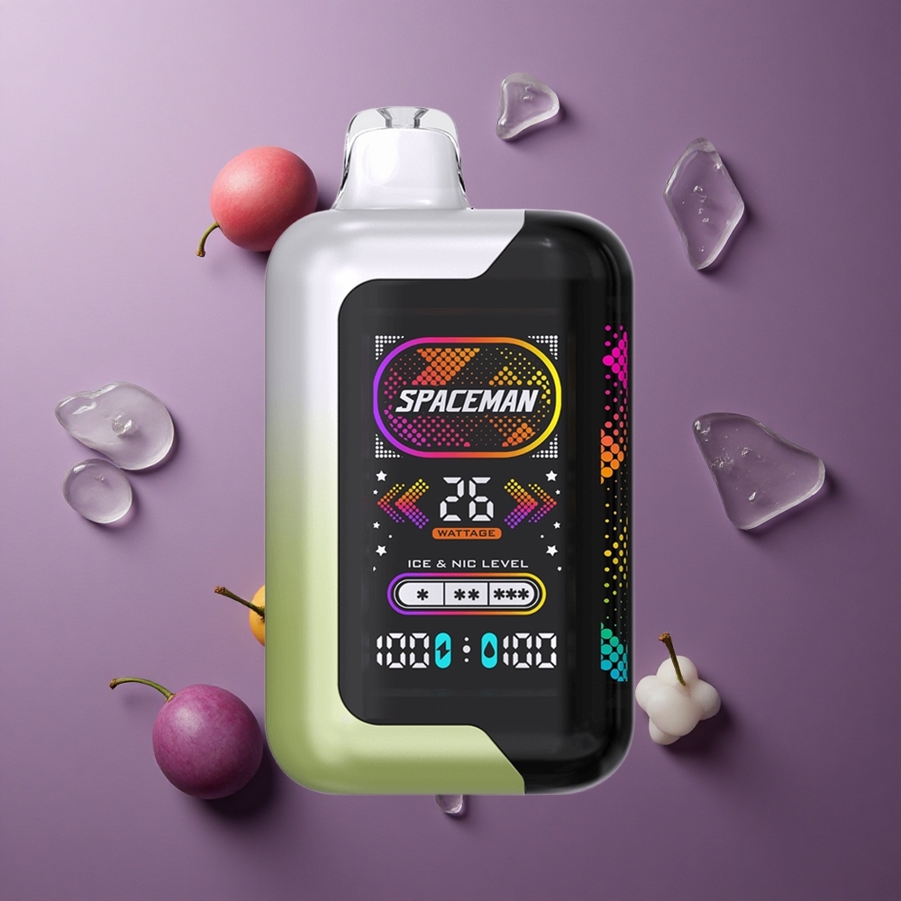 SMOK SPACEMAN SP40000 Jednokratna Vape Bijeli Grožđe Led 40000 Puffova 20ml 1000mAh