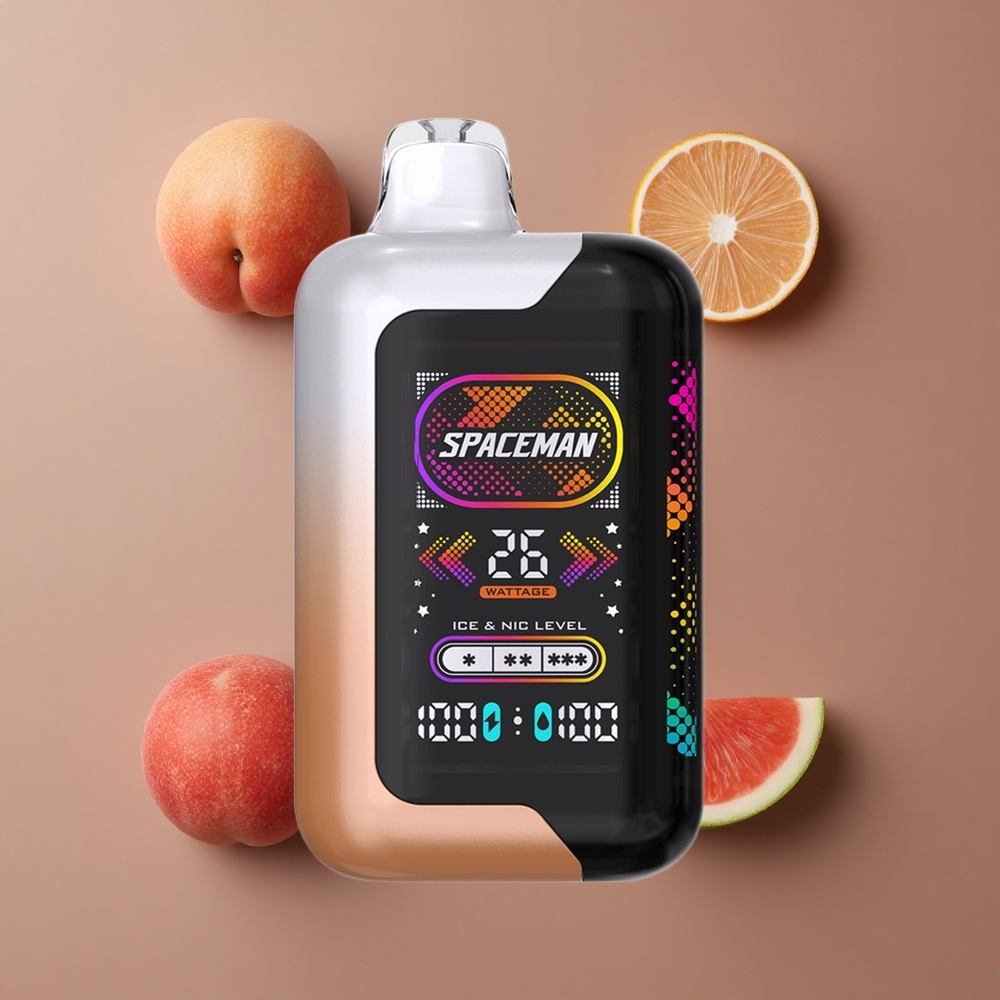 SMOK SPACEMAN SP40000 Jednokratni Vape 40000 Puffova Sok od Breskve i Lubenice 20ml