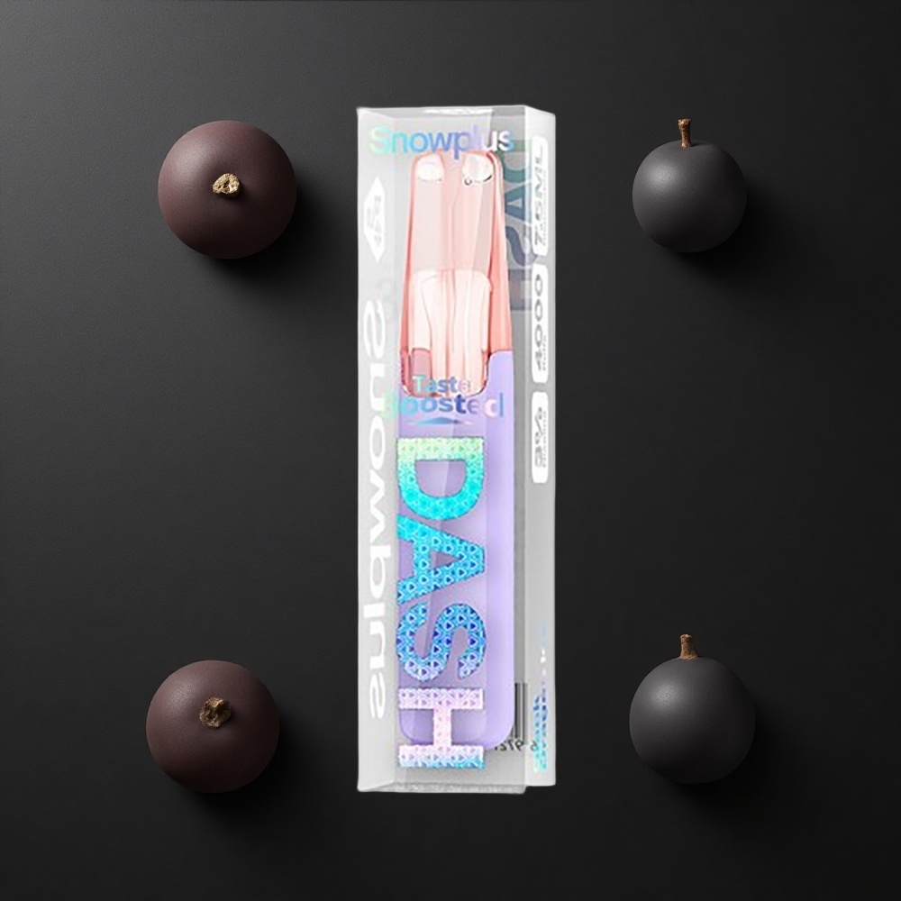 Snowplus Dash 4000 Pufova Jednokratni Uređaj Crni Zmaj Led 7.5 ml