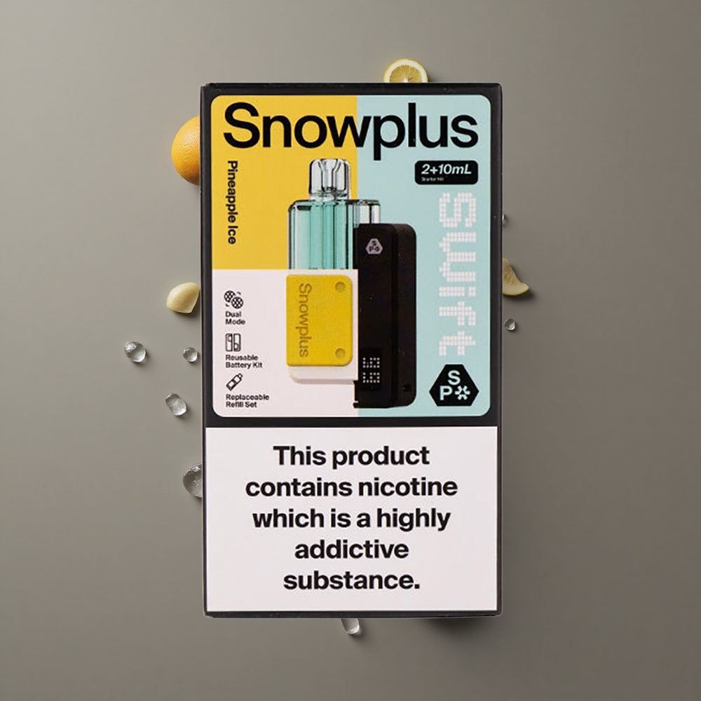 Snowplus Swift 5000 Puffs Ananas Led 2+10 ml Dual Mesh Prefilled Pod Kit