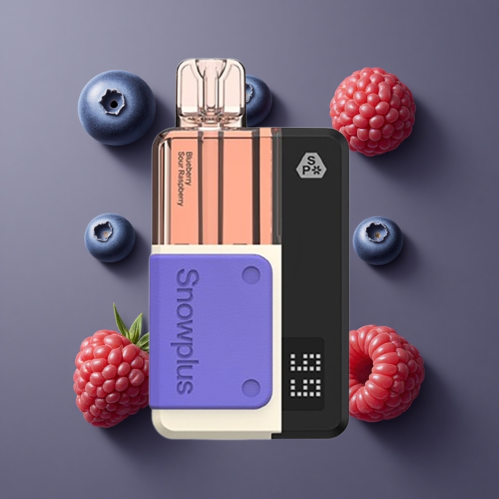 Snowplus Swift 5000 Puffs Borova Jagoda-Kisela Malina 10 ml tekućine Dual Mesh