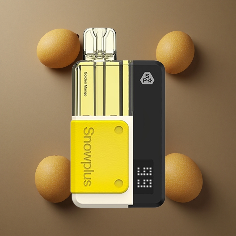 Snowplus Swift 5000 Puffs Zlatna Mango Prefilled Pod Kit Dual Mesh 1000 mAh