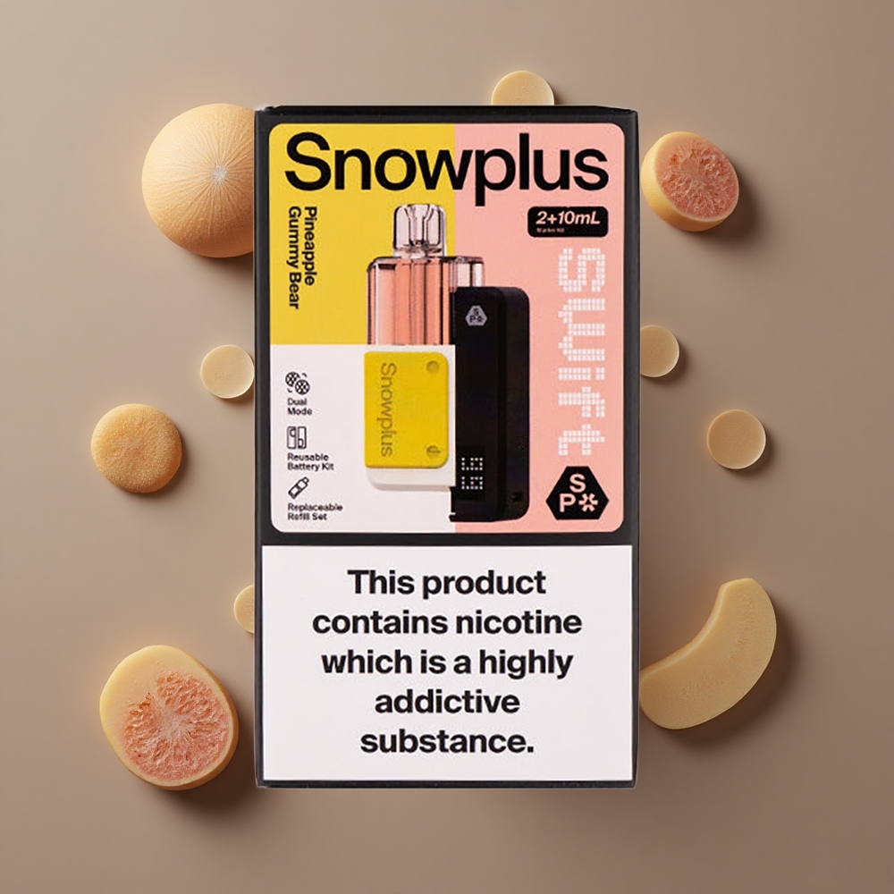 Snowplus Swift 5000 Pufova Ananas Gumeni Medvjedić Prednapunjeni Pod Kit Kapacitet Baterije 1000 mAh