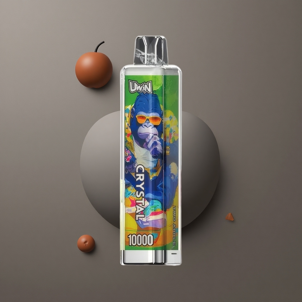 Uwin Crystal 10000 Puffs Dvije Jabuke RGB svjetla 18ml kapacitet