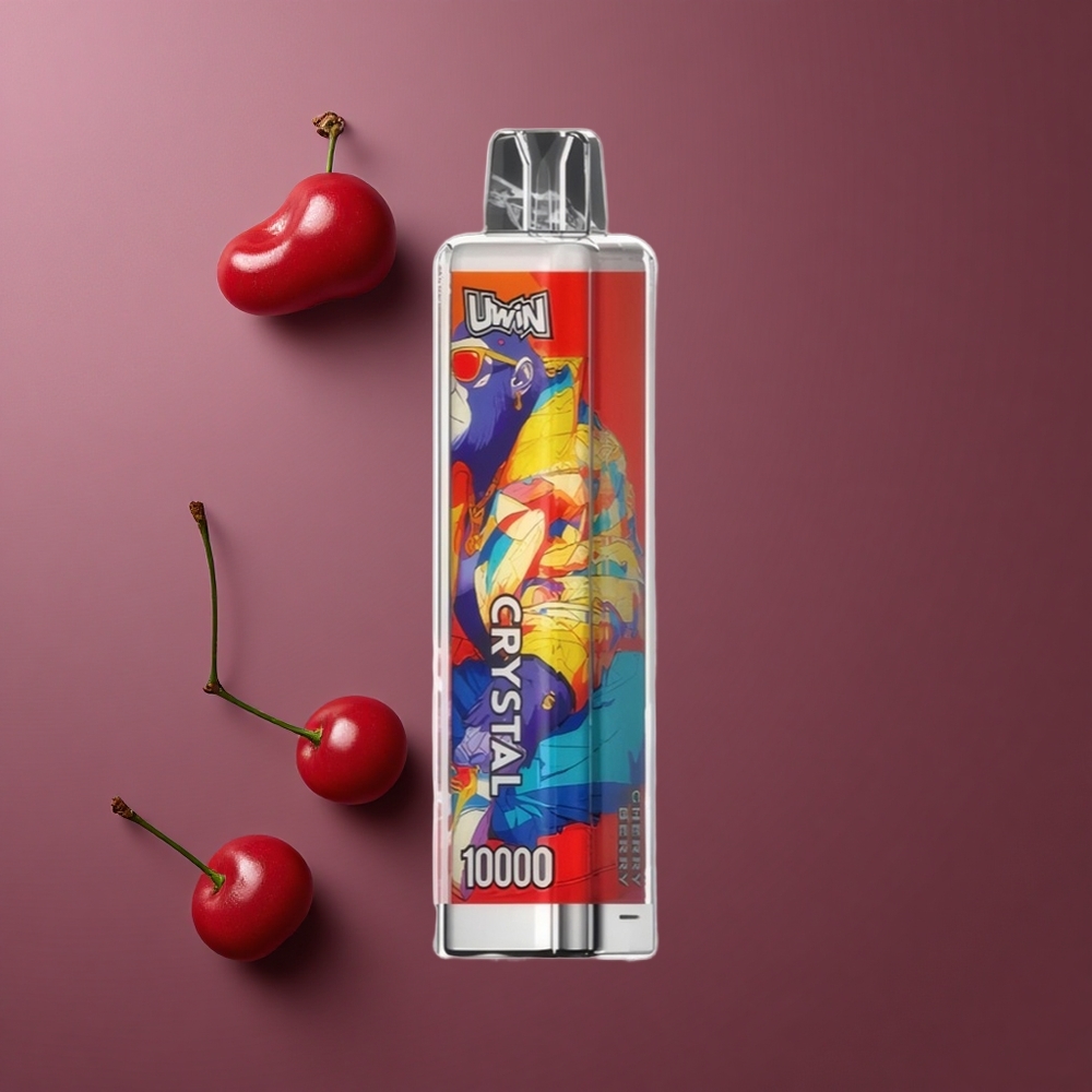 Uwin Crystal 10000 Puffs Trešnja Bobica RGB svjetla 18ml