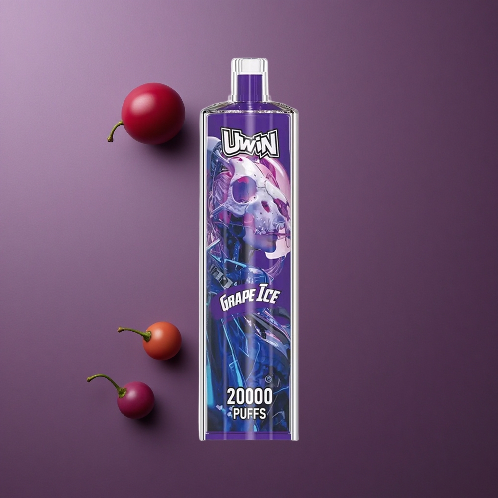 Uwin Shisha Hookah Crystal 20000 Puffs Grožđe Led 22ml Kapacitet Mesh coil