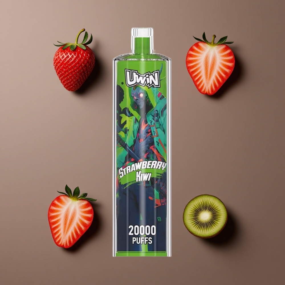 Uwin Shisha Hookah Crystal 20000 Puffs Jagoda Kivi Kapacitet:22ml