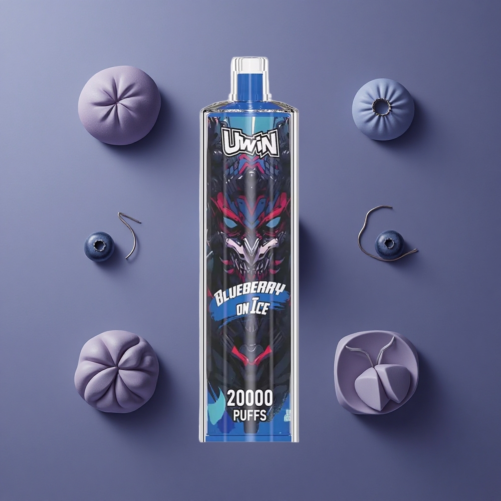 Uwin Shisha Hookah Crystal 20000 Pufova Borovnica Na Ledu 0%,2%,3%,5% Nikotina