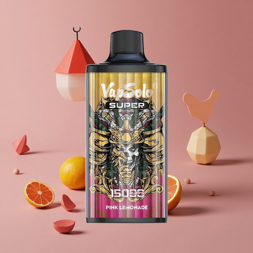 Vapsolo Super 15000 Puffs Jednokratna Vape Super Ružičasti Limunada 40ml