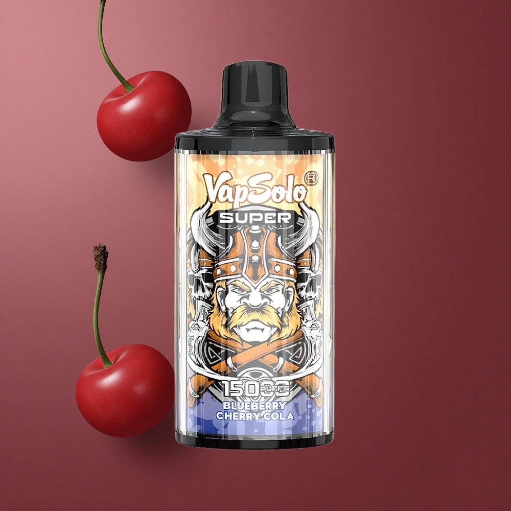 Vapsolo Super 15000 Puffs Jednokratna Vape Trešnja Kola, 40ml Tekućine, 850mah Battery