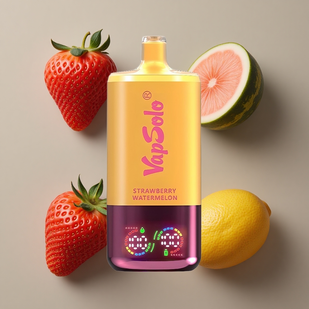 VapSolo Triple 30000 Puffs 40ml Tekućina Jagoda Lubenica & Limun Breskva