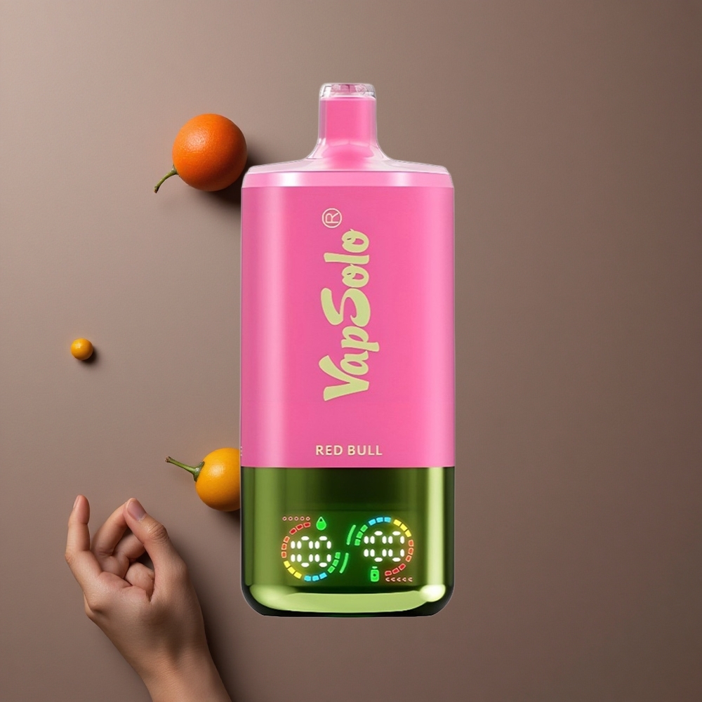 VapSolo Triple 30000 Puffs Jednokratna Vape Crveni bik + 40ml tekućine + 3 spremnika + Type-C punjenje