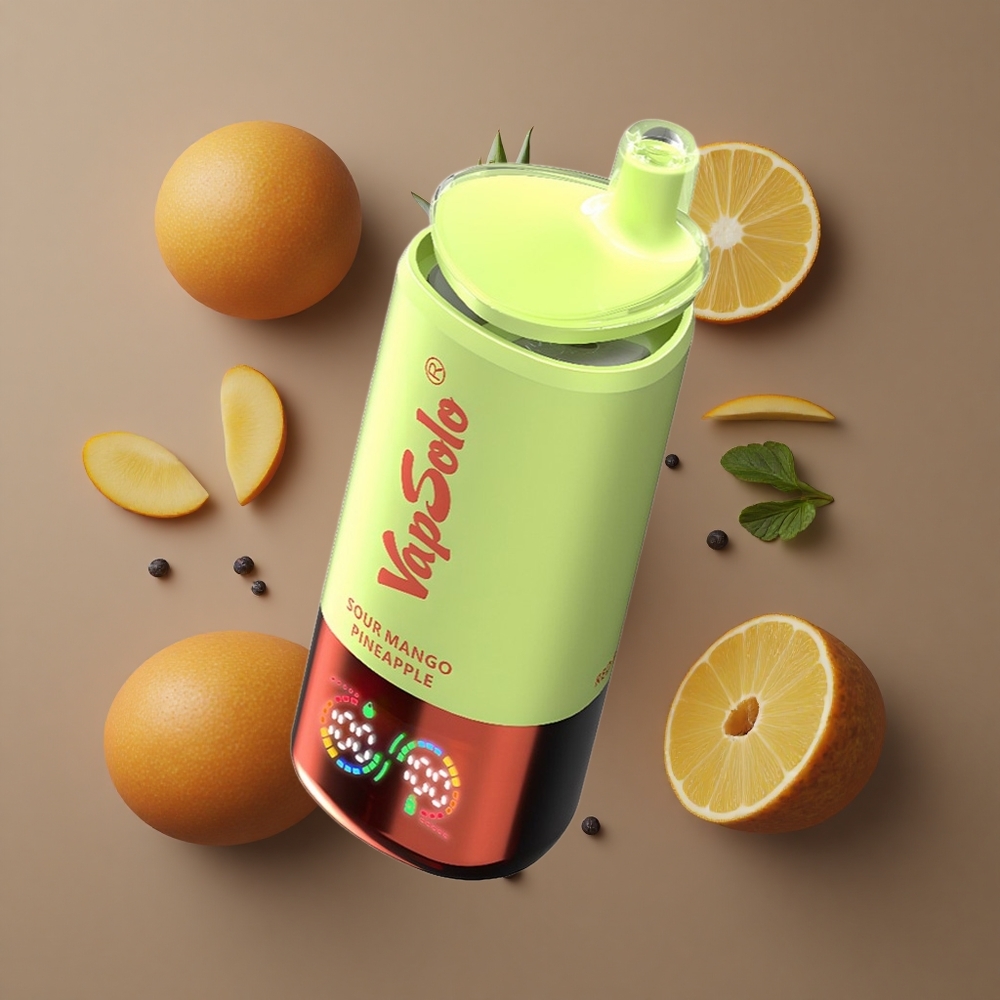 VapSolo Triple 30000 Puffs Jednokratna Vape Kiselo Mango Ananas 40ml E-Tekućina