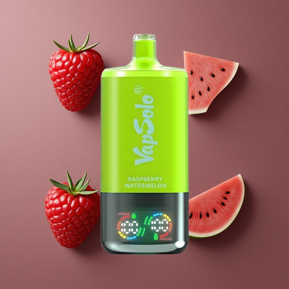 VapSolo Triple 30000 Puffs Jednokratna Vape Malina Lubenica 40ml E-tekućina