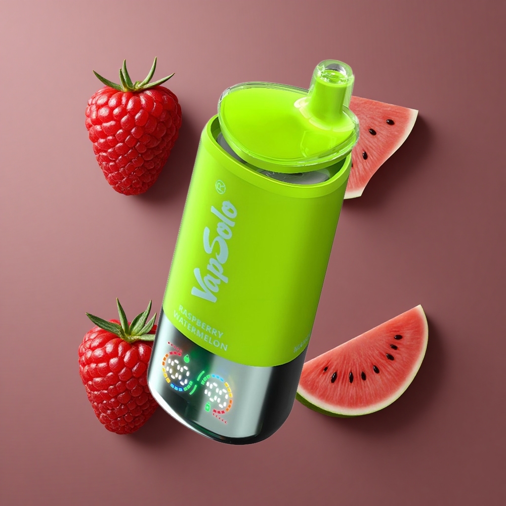VapSolo Triple 30000 Puffs Jednokratna Vape Malina Lubenica 40ml E-tekućina
