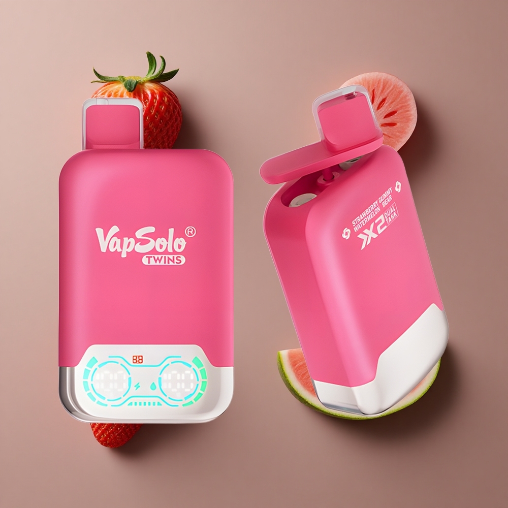 Vapsolo Twins 20000 Puffs Jednokratna Vape Jagoda Lubenica & Gummi Medvjedić, 40 ml tekućine