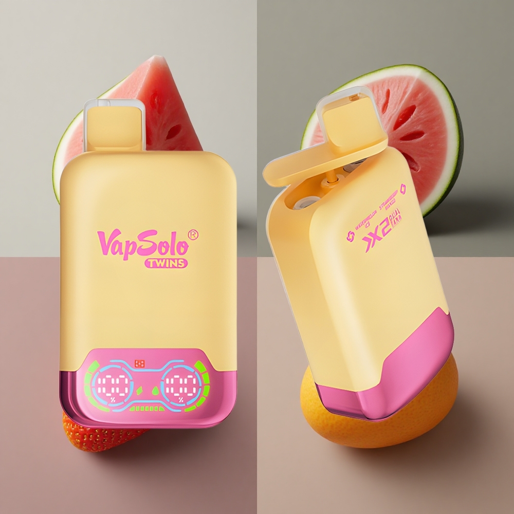 Vapsolo Twins 20000 Puffs Jednokratna Vape Lubenica Led & Jagoda Mango