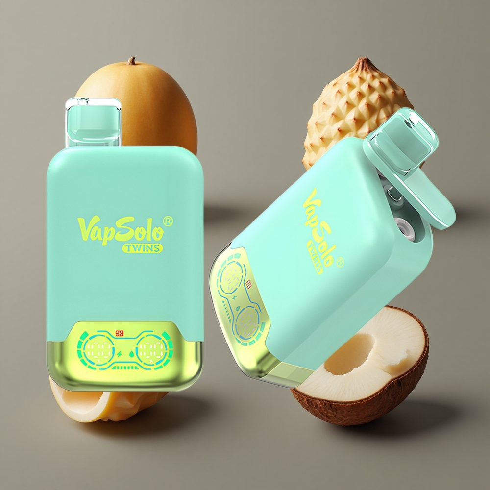 Vapsolo Twins 20000 Puffs Jednokratna Vape Trostruka dinja & Ananas kokos, 40 ml tekućine