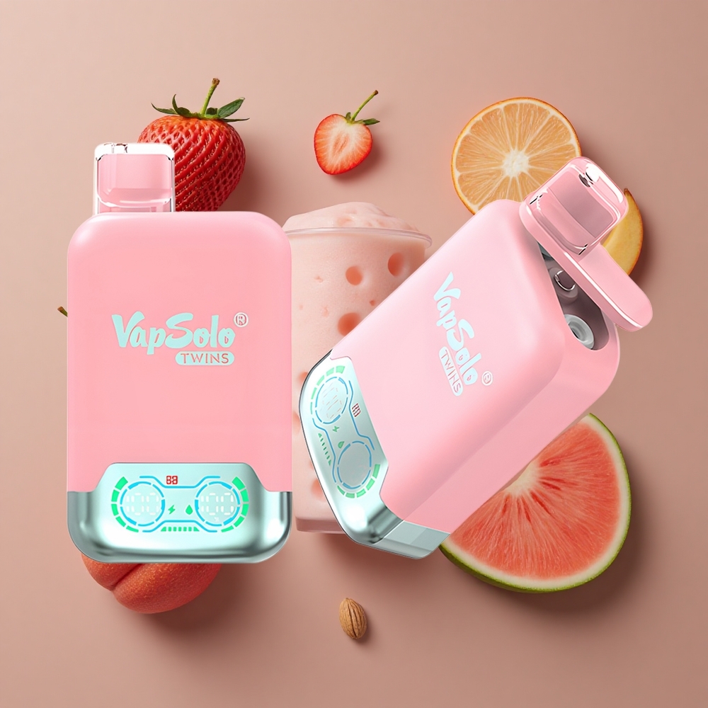 Vapsolo Twins 20000 Puffs Jednokratna vapa Jagoda Led & Mango Breskva Lubenica