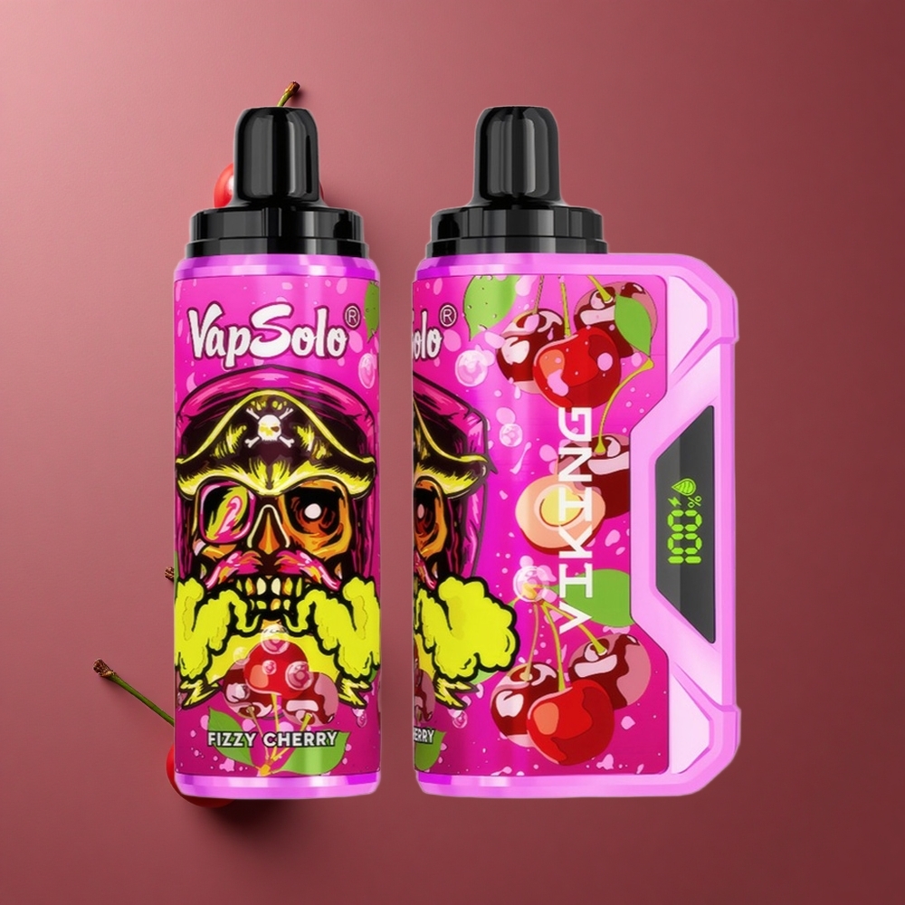 VapSolo VIKING 12000 Puffs Jednokratna Vape Gazirana Trešnja E-tekućina:22ml