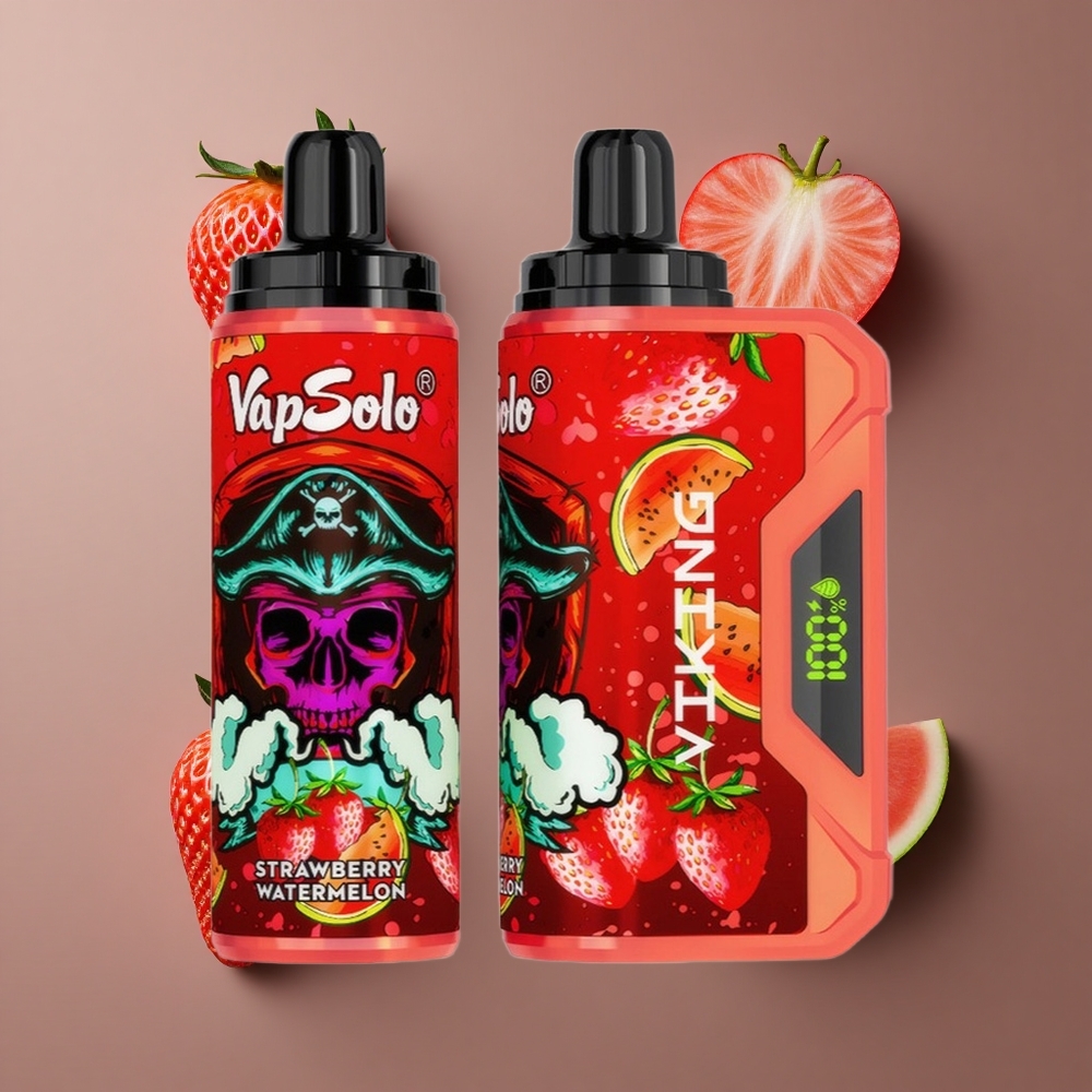 VapSolo VIKING 12000 Pufova Jednokratna Vapa Jagoda Lubenica 22ml E-tekućina