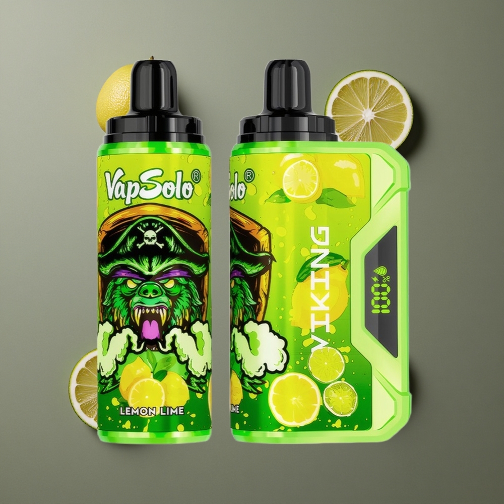 VapSolo VIKING 12000 Pufova Jednokratna Vape Limeta Limun E-tekućina:22ml