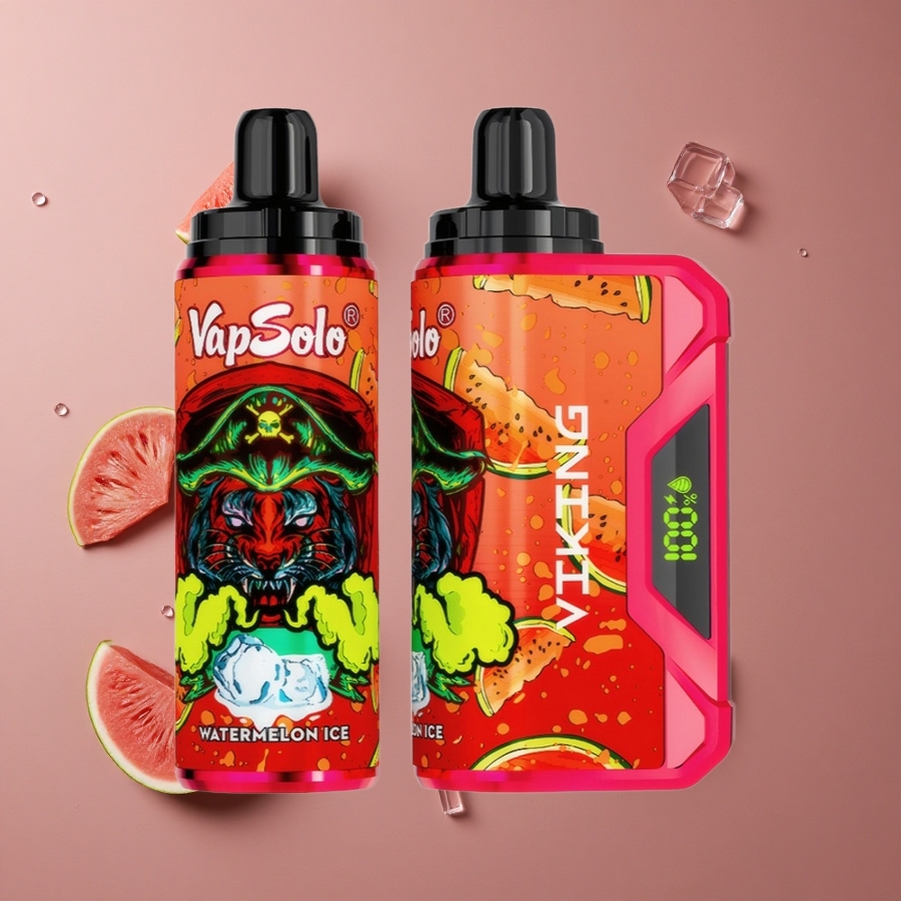 VapSolo VIKING 12000 Pufova Jednokratna Vape Lubenica Led 22ml