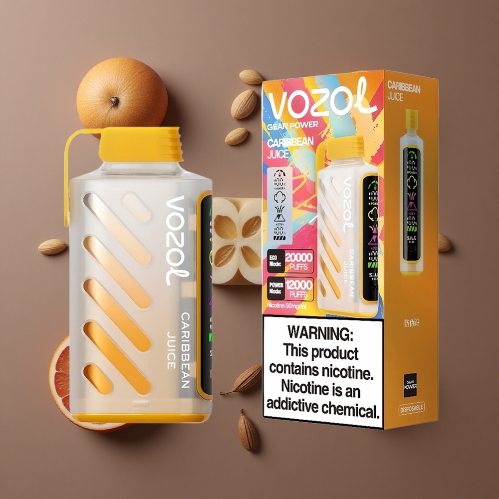 VOZOL Gear Power 20000 Pudi Jednokratna Vape Karipska Aroma S.i.L.C. Tehnologija