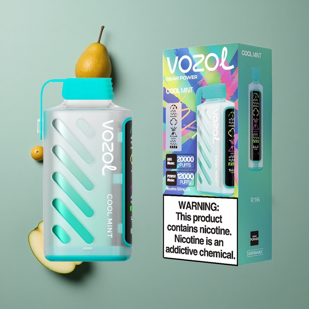 VOZOL Gear Power 20000 Puffs Jednokratna Vape Hladna Metvica S.i.L.C. Tech
