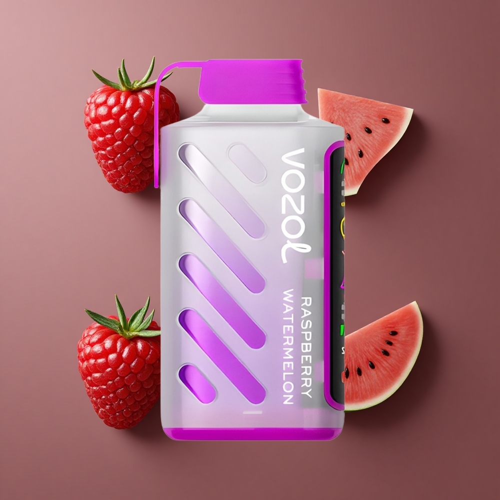 VOZOL Gear Power 20000 Pufova Jednokratna Vape Malina Lubenica Puni zaslon ekran