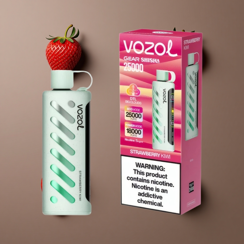 VOZOL Gear Shisha 25000 Pufova Jagoda Kivi Dual Mesh Dual Modes 5mg/ml