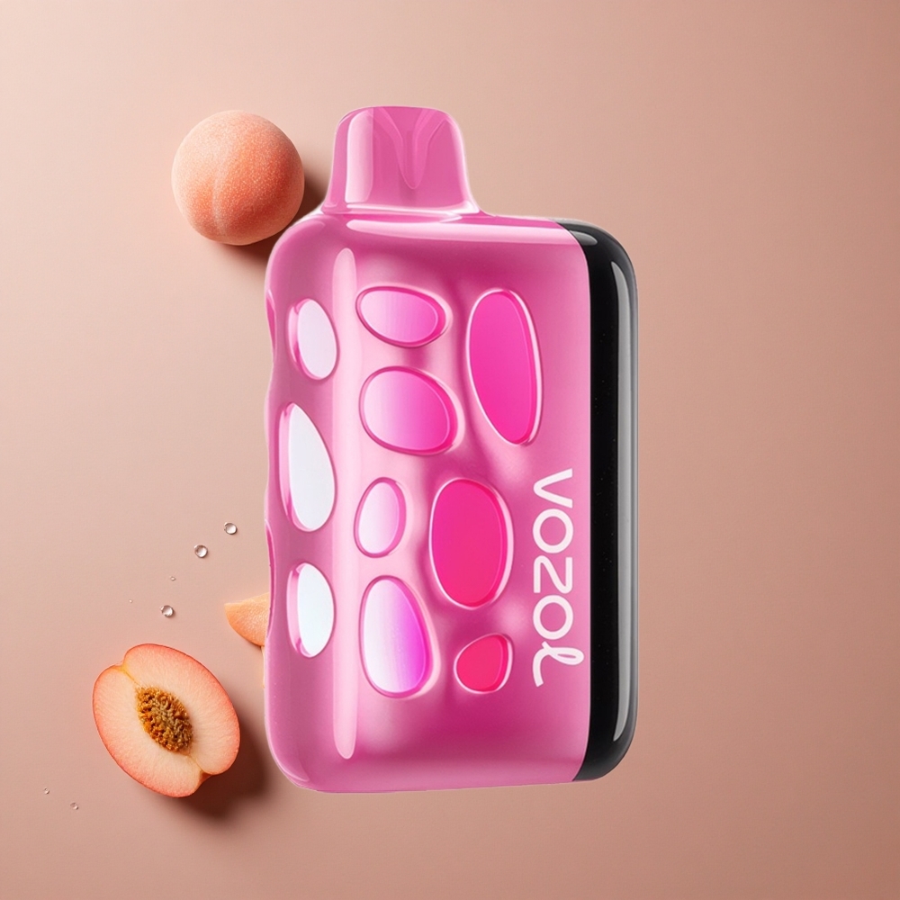 VOZOL RAVE 40000 Jednokratna Vape Breskva Led 270 stupnjeva Žarki Sjaj Dizajn