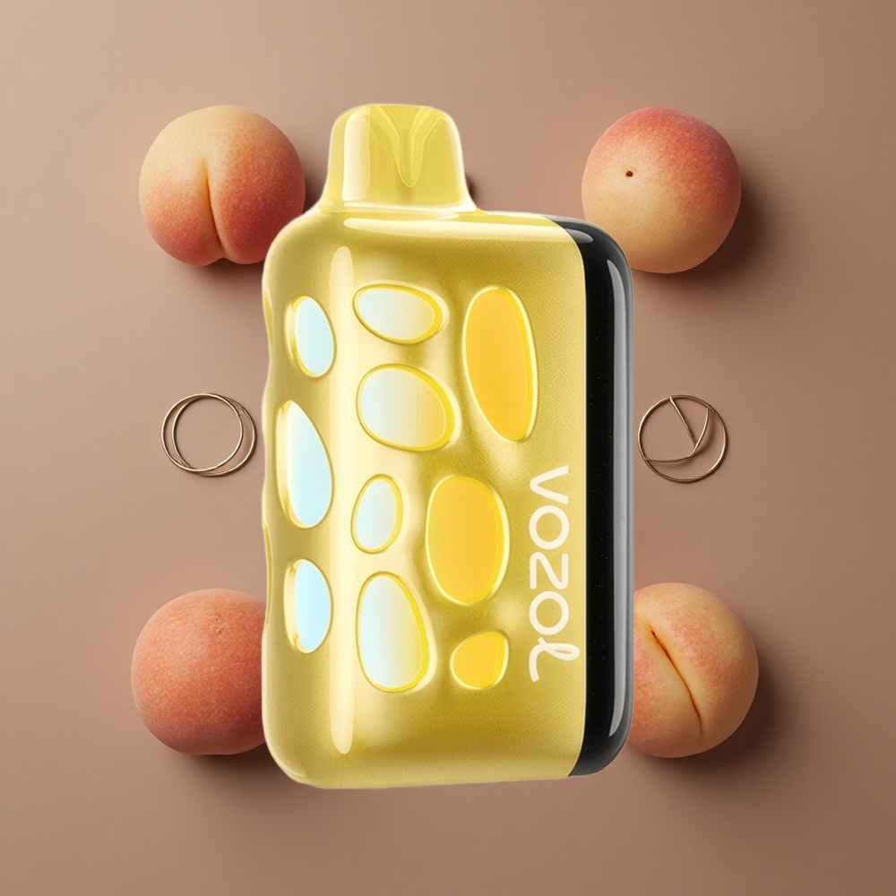 VOZOL RAVE 40000 Jednokratna Vape Mango Breskva 270 stupnjeva Žarki Sjaj Dizajn