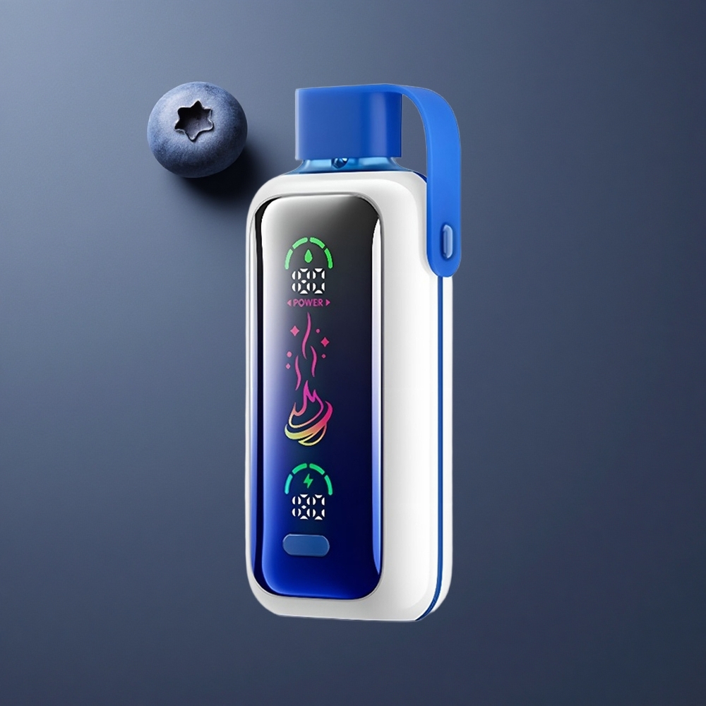 VOZOL Star 20000 Puffs Jednokratna Vape Borovnica Oluja s 2.2" HD zrcalnim ekranom