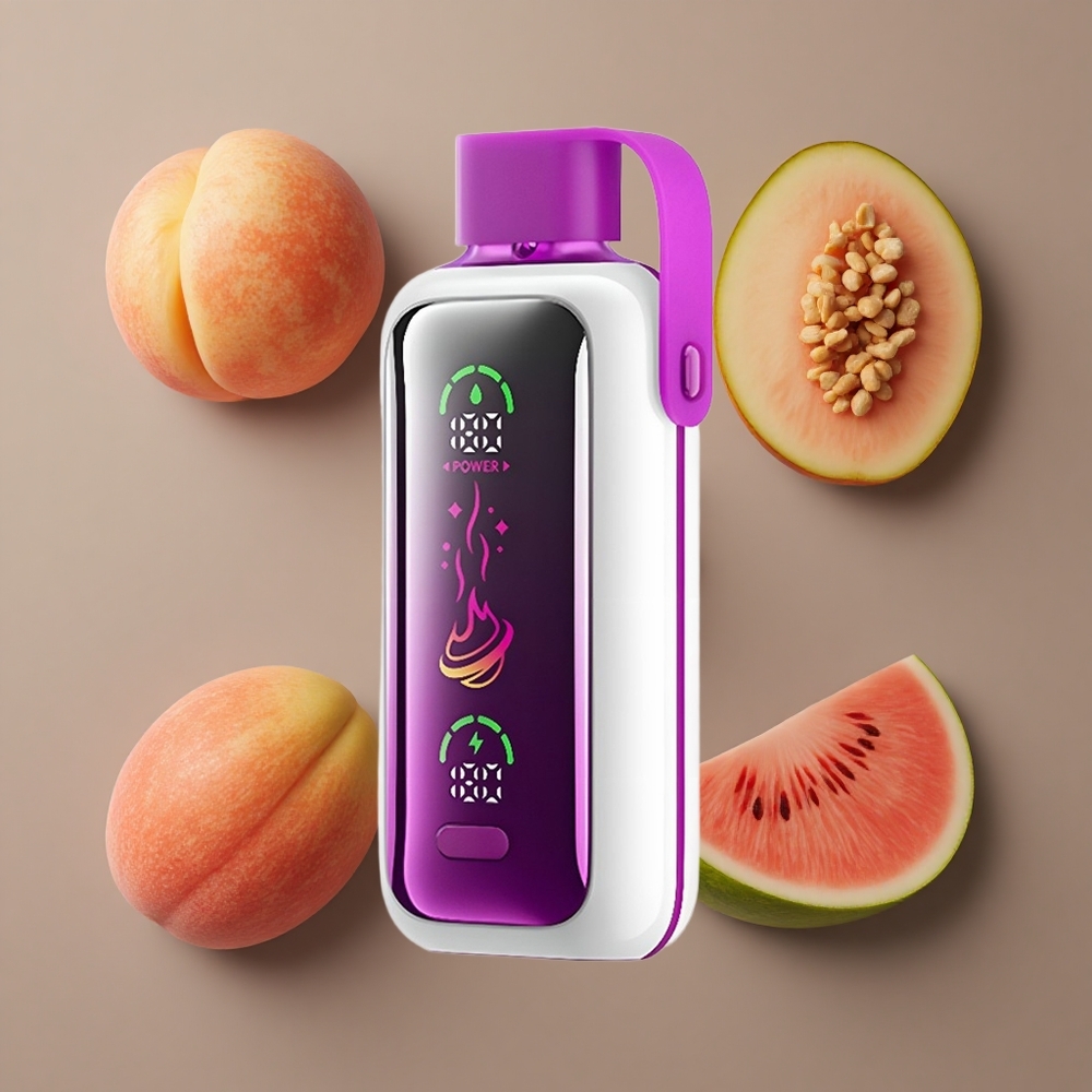 VOZOL Star 20000 Puffs Jednokratna Vape Breskva Mango Lubenica s 2.2" HD zrcalnim zaslonom