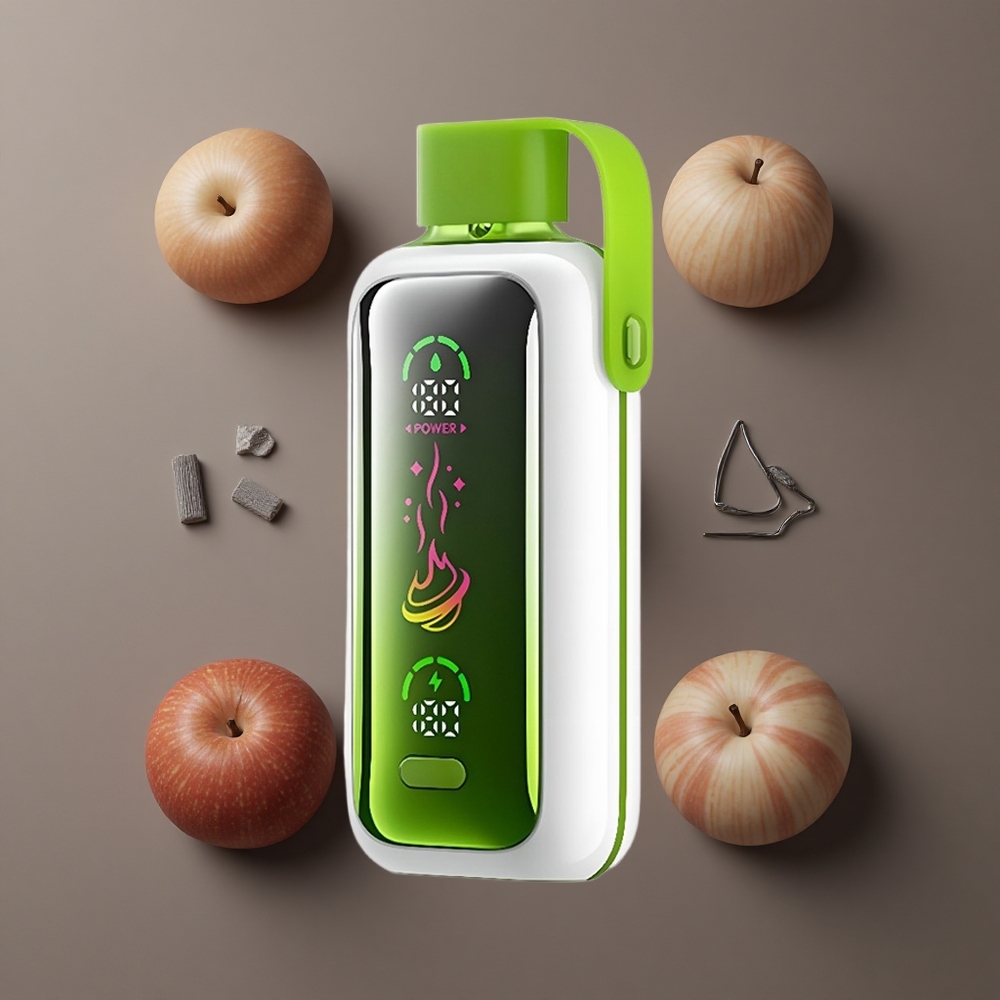 VOZOL Star 20000 Puffs Jednokratna Vape Dvostruka Jabuka Led 2.2" HD zrcalni zaslon
