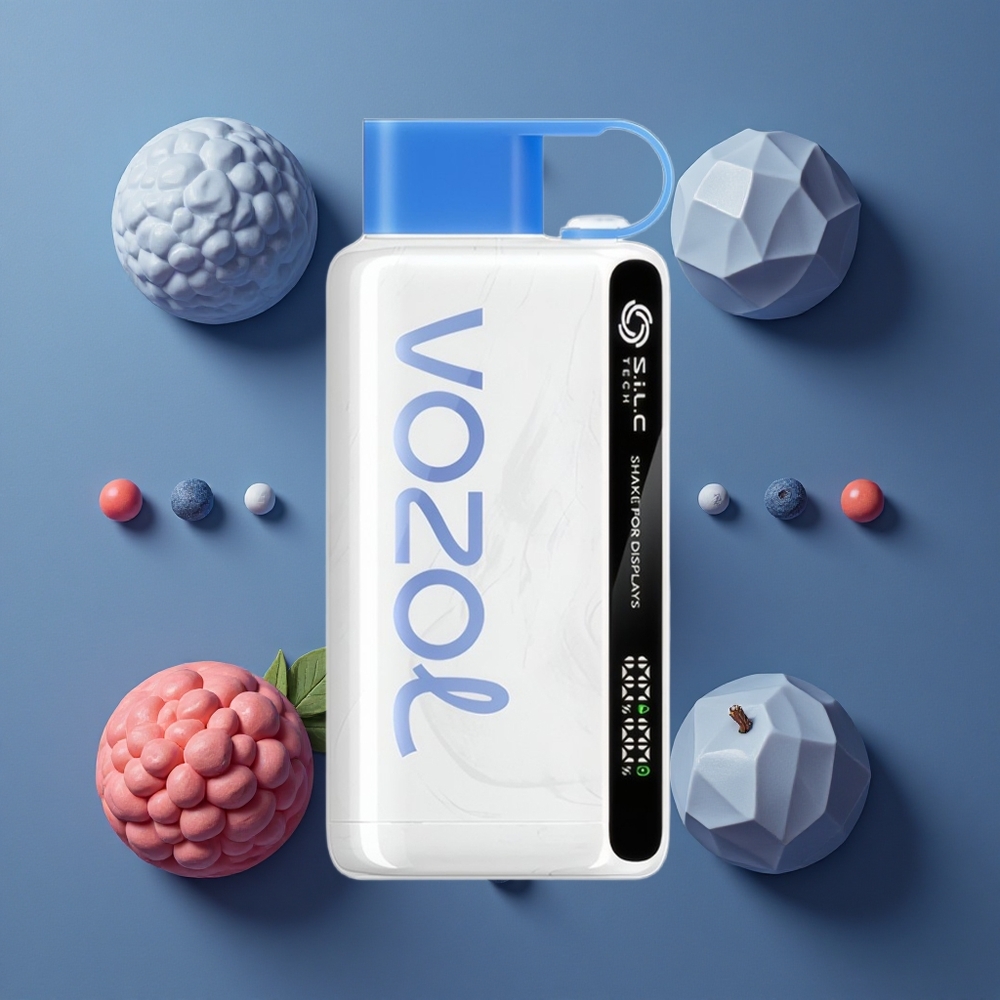 VOZOL STAR 9000/12000 Jednokratna Vape Plavi Razz Led s 650mAh Kapacitet Baterije