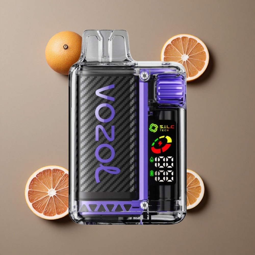 VOZOL Vista 20000 Puffs Jednokratna Vape Bazga Grejpfrut 650mAh baterija, 2% nikotina, OLED ekran