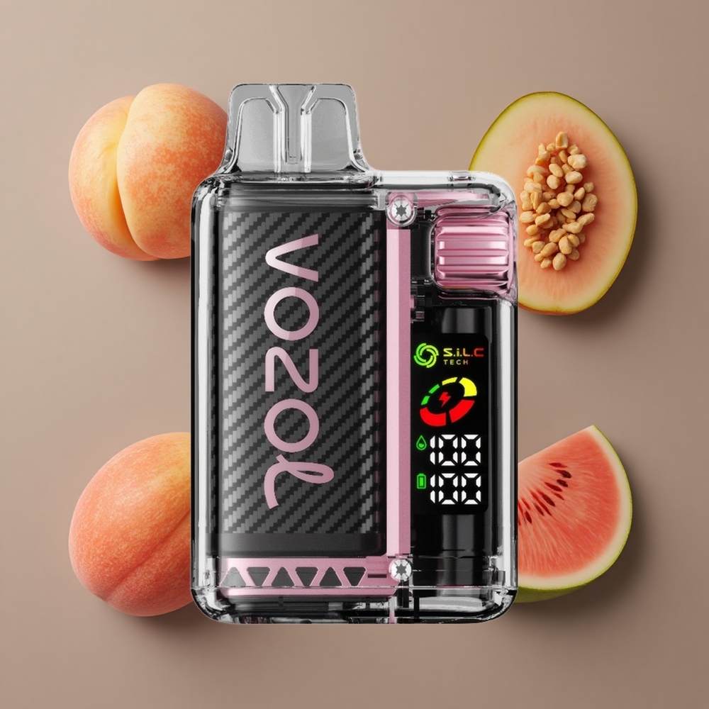 VOZOL Vista 20000 Puffs Jednokratna Vape Breskva Mango Lubenica s OLED Ekranom