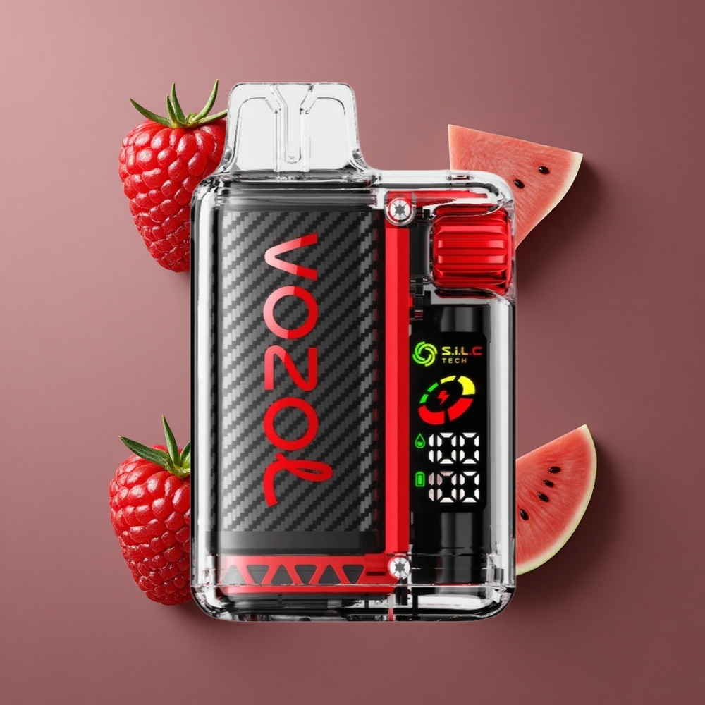 VOZOL Vista 20000 Puffs Jednokratna Vape Malina Lubenica OLED Ekran