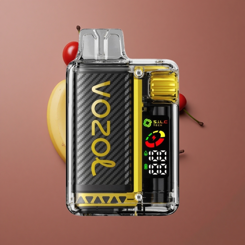 VOZOL Vista 20000 Puffs Jednokratna Vape Zmaj Voće Banana Trešnja S.i.L.C Tech Dual Mesh Coil